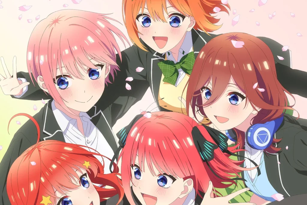 Pôster divulgado do OVA de As Quíntupla The Quintessential Quintuplets