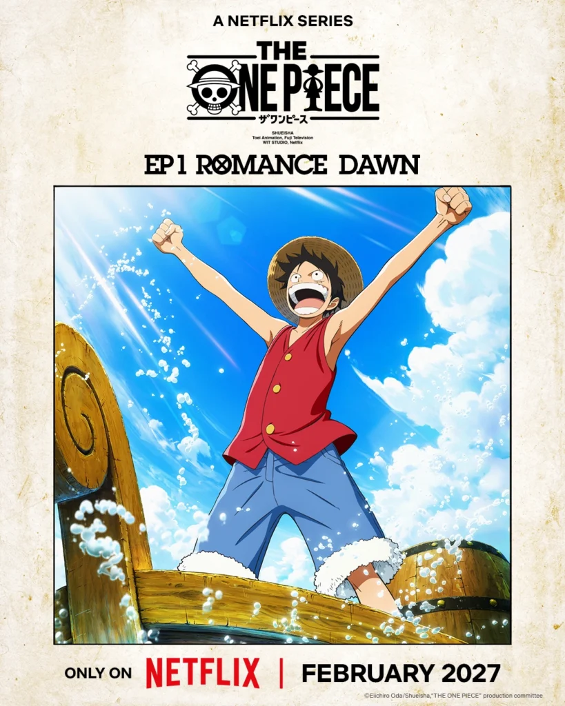 pôster promocional do remake, THE ONE PIECE