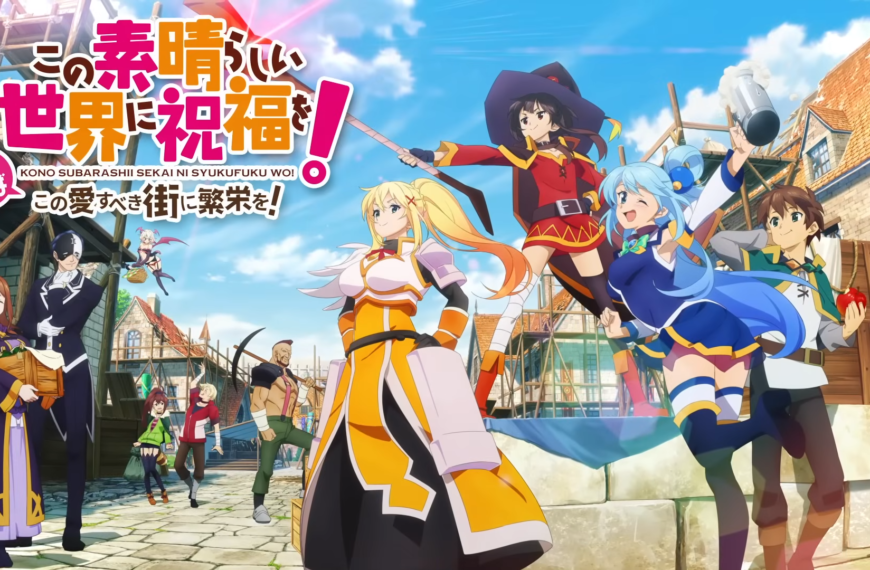 Novo jogo RPG de Konosuba para mobile e PC